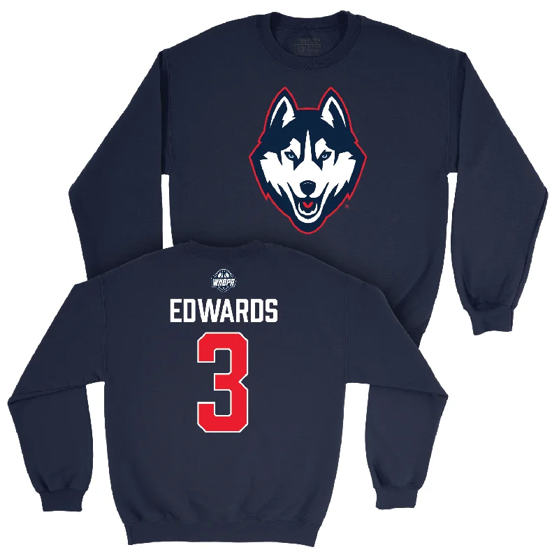 Legacy Collection: UConn Women's Basketball Navy Legacy Crew - Aailyah Edwards | #3