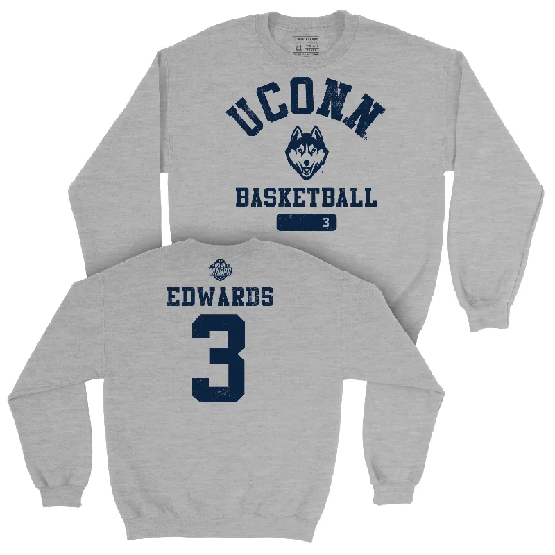 Legacy Collection: UConn Women's Basketball Sport Grey Varsity Crew - Aailyah Edwards | #3