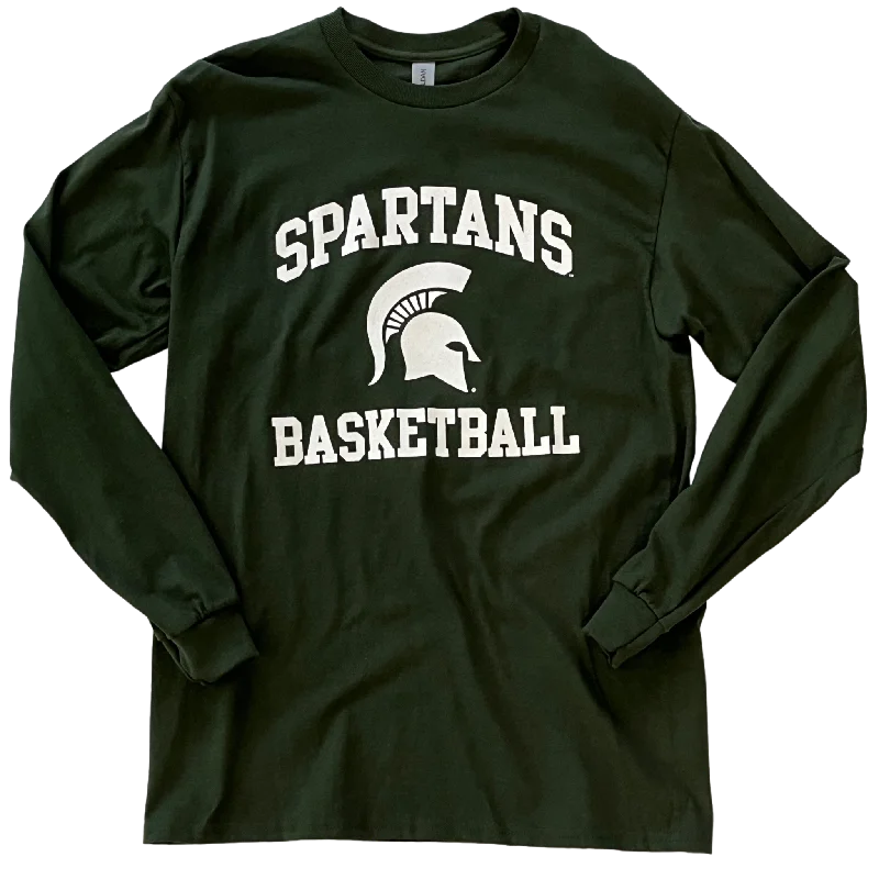 Michigan State Basketball Arch Long Sleeve T-shirt