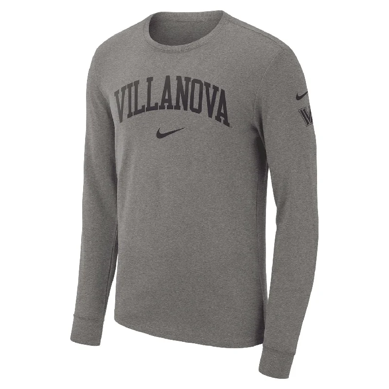 Villanova Wildcats Nike Arena Basketball Long Sleeve Grey T-Shirt