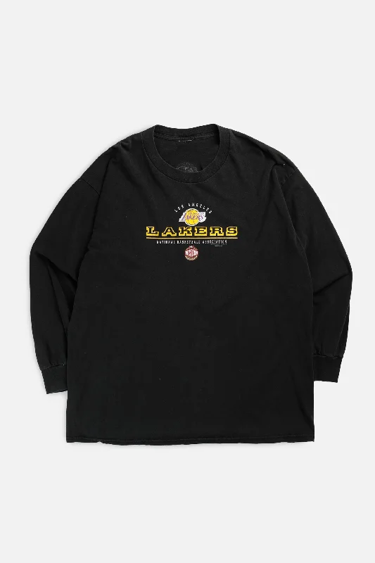 Vintage LA Lakers NBA Long Sleeve Tee - XL