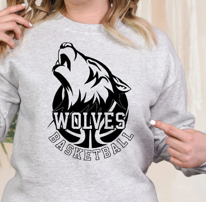 Wolves Basketball Crewneck