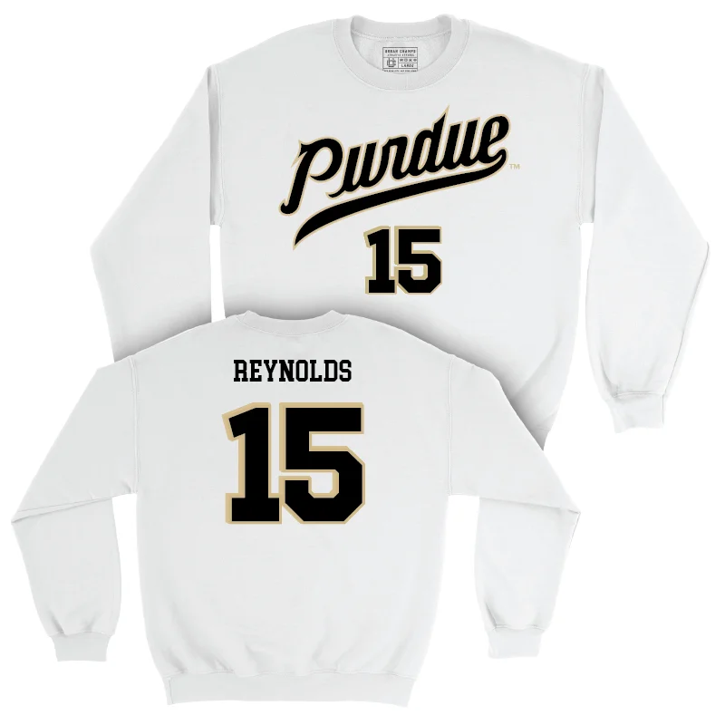 Women's Basketball White Shirsey Crew - Mila Reynolds | #15