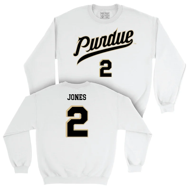 Women's Basketball White Shirsey Crew - Rashunda Jones | #2