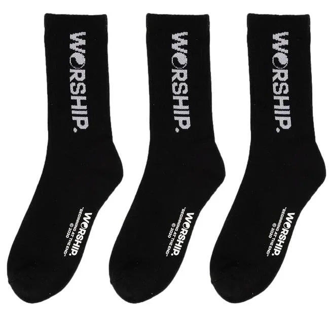 Worship Core Socks 3 Pack Black