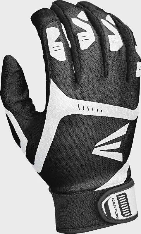 Easton Gametime Youth T-Ball Baseball Batting Gloves Black Os