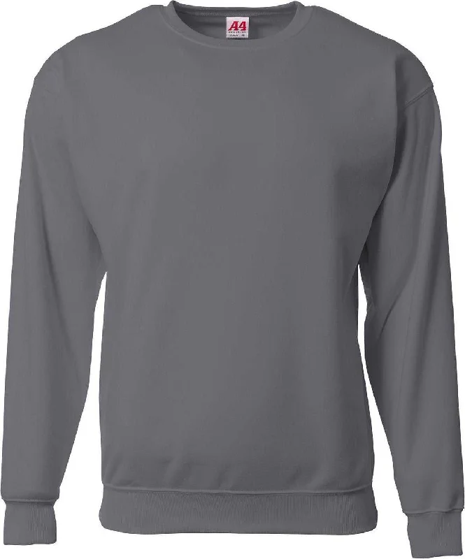 A4 N4275 Men's Sprint Tech Fleece Sweatshirt - Graphite