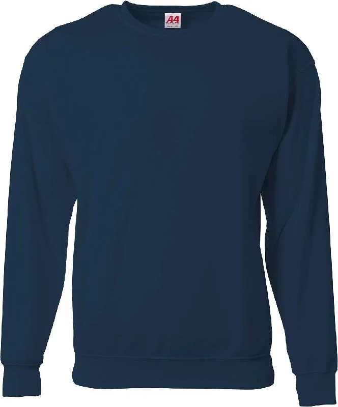 A4 N4275 Men's Sprint Tech Fleece Sweatshirt - Navy