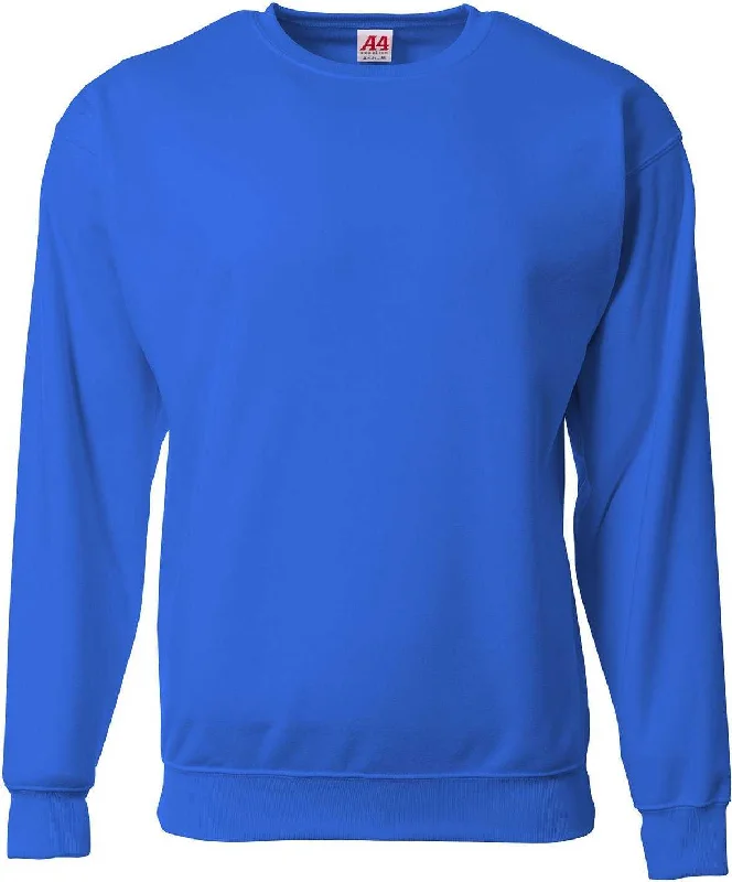 A4 N4275 Men's Sprint Tech Fleece Sweatshirt - Royal