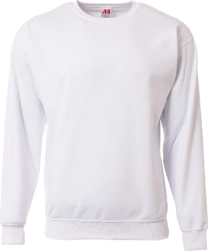 A4 NB4275 Youth Sprint Sweatshirt - White