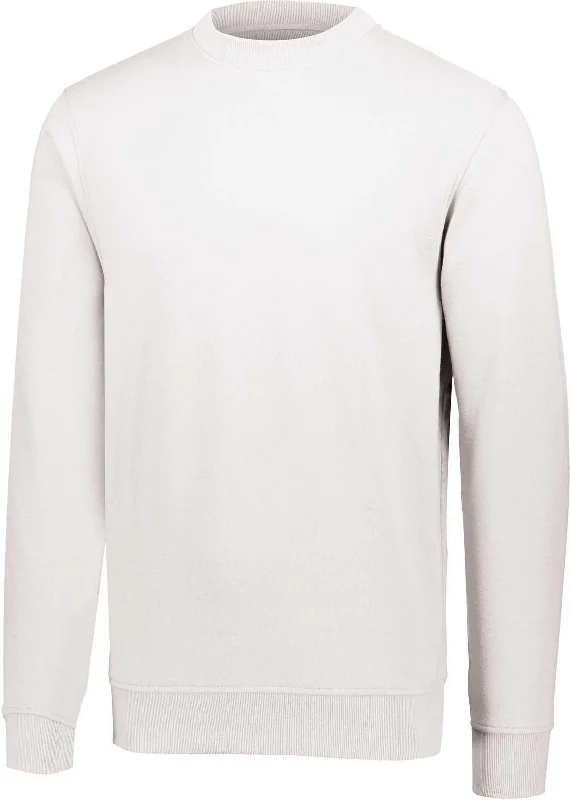 Augusta 5416 60/40 Fleece Crewneck Sweatshirt - White