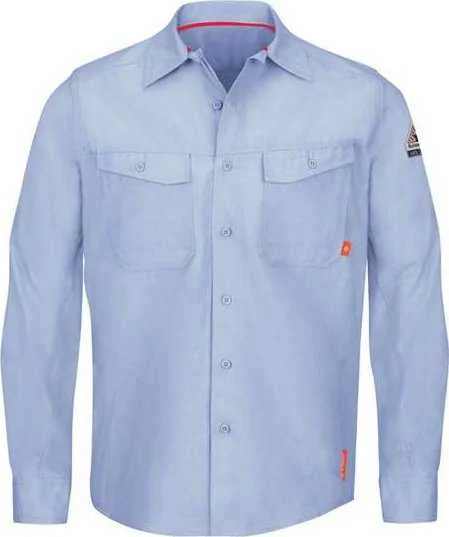 Bulwark QS40 iQ Series Endurance Work Shirt - Light Blue