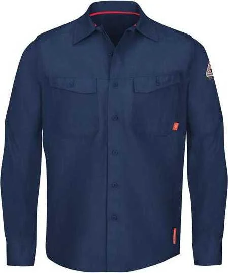 Bulwark QS40 iQ Series Endurance Work Shirt - Navy