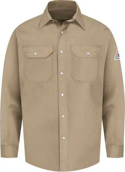 Bulwark SES2 Snap-Front Uniform Shirt - EXCEL FR - Tan