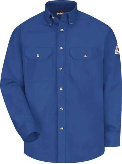 Bulwark SLU2 Dress Uniform Shirt - Excel FR ComforTouch - 7 oz. - Royal Blue