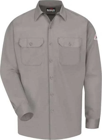 Bulwark SLW2 Work Shirt - EXCEL FR ComforTouch - Gray