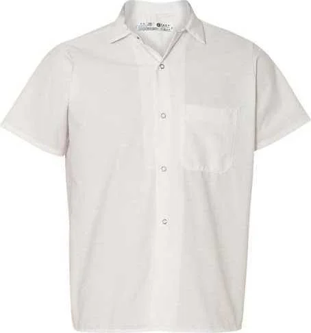 Chef Designs 5020 Poplin Cook Shirt with Gripper Closures - White