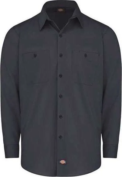 Dickies LL51 Industrial Worktech Ventilated Long Sleeve Work Shirt - Dark Navy