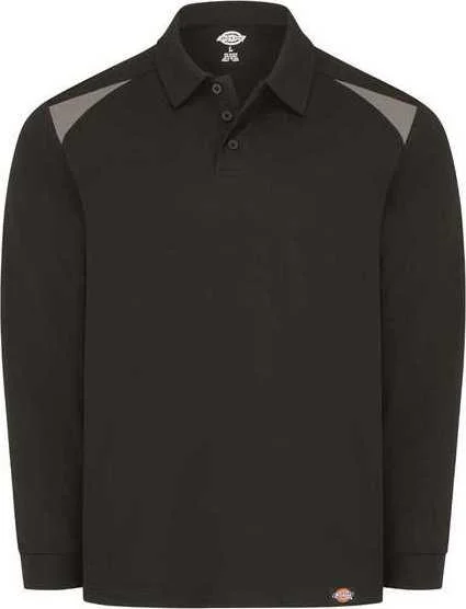 Dickies LL66 Team Performance Long Sleeve Shirt - Black Smoke