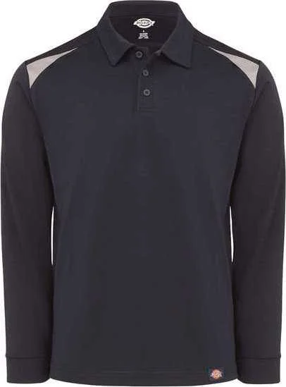 Dickies LL66 Team Performance Long Sleeve Shirt - Dark Navy Smoke