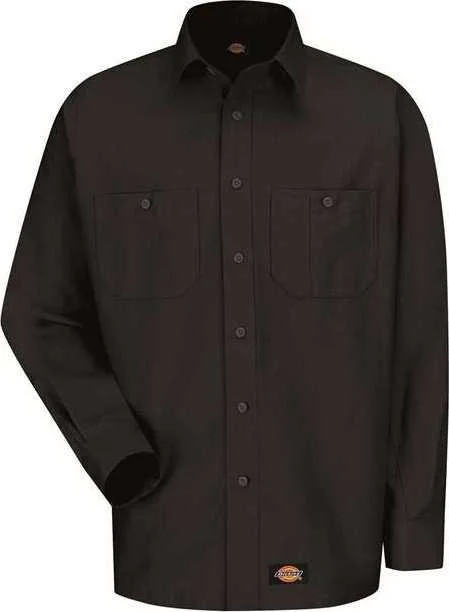 Dickies WS10 Long Sleeve Work Shirt - Black