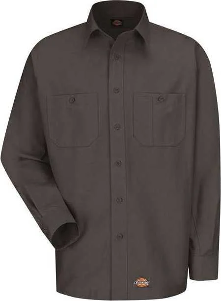 Dickies WS10 Long Sleeve Work Shirt - Charcoal