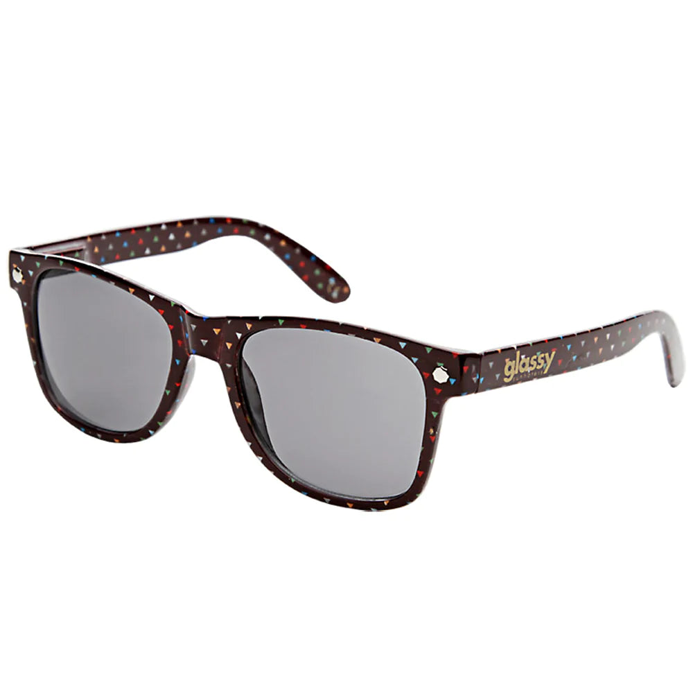 Glassy x Fourstar  Confetti Sunglasses - Root beer Brown