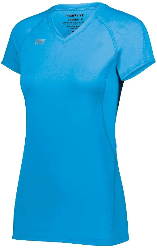 High Five 342222 Ladies Truhit Short Sleeve Jersey - Power Blue