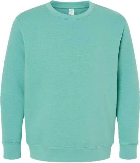 Lat 2225 Youth Elevated Fleece Crewneck Sweatshirt - Saltwater