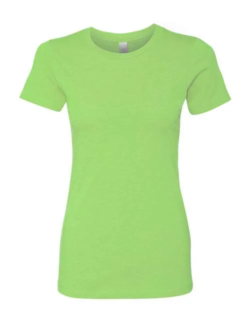 Next Level 6610 Womens CVC Short Sleeve Crew - Apple Green