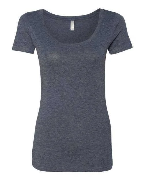 Next Level 6730 Womens Triblend Short Sleeve Scoop - Vintage Navy