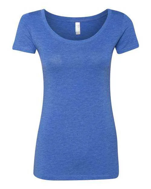 Next Level 6730 Womens Triblend Short Sleeve Scoop - Vintage Royal