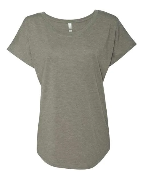 Next Level 6760 Womens Triblend Short Sleeve Dolman - Venetian Grey