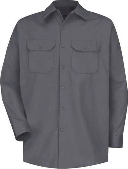 Red Kap SC70 Deluxe Heavyweight Cotton Shirt - Charcoal