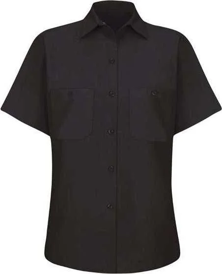 Red Kap SP23 Women's Industrial Work Shirt - Black