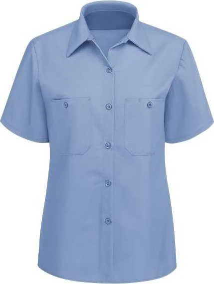 Red Kap SP23 Women's Industrial Work Shirt - Light Blue