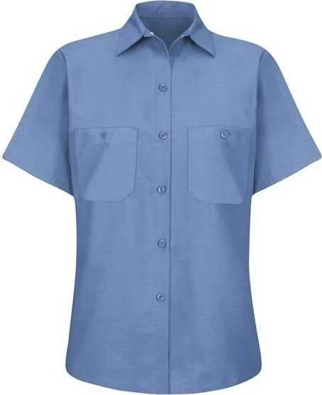 Red Kap SP23 Women's Industrial Work Shirt - Petrol Blue