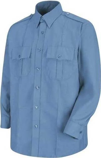 Red Kap SP36 Long Sleeve Security Shirt - Medium Blue - 345