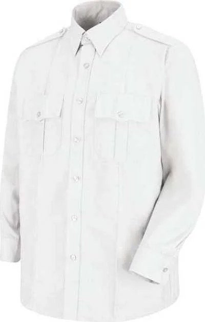 Red Kap SP36 Long Sleeve Security Shirt - White - 323