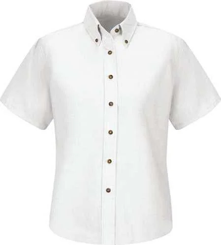 Red Kap SP81 Women's Poplin Dress Shirt - White