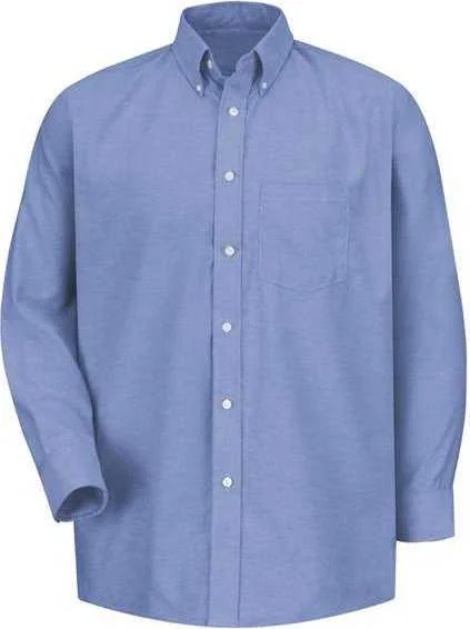 Red Kap SR70 Executive Oxford Long Sleeve Dress Shirt - LB-Light Blue 33