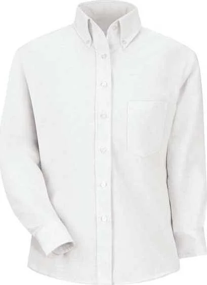 Red Kap SR71 Women's Long Sleeve Executive Dress Shirt - White