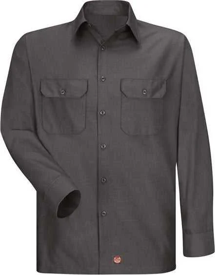 Red Kap SY50 Ripstop Long Sleeve Shirt - Charcoal