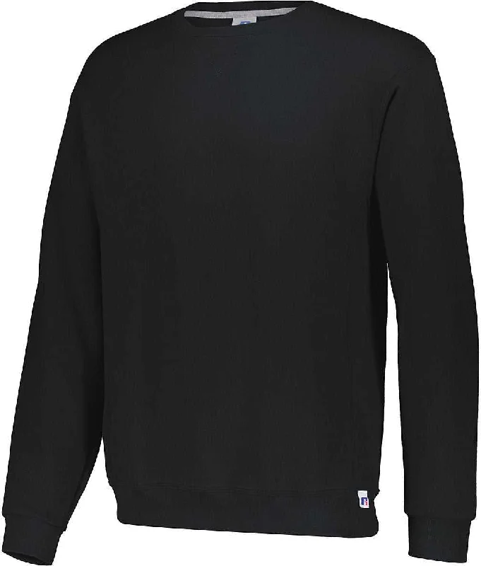 Russell 698HBM Dri-Power  Fleece Crew Sweatshirt - Black