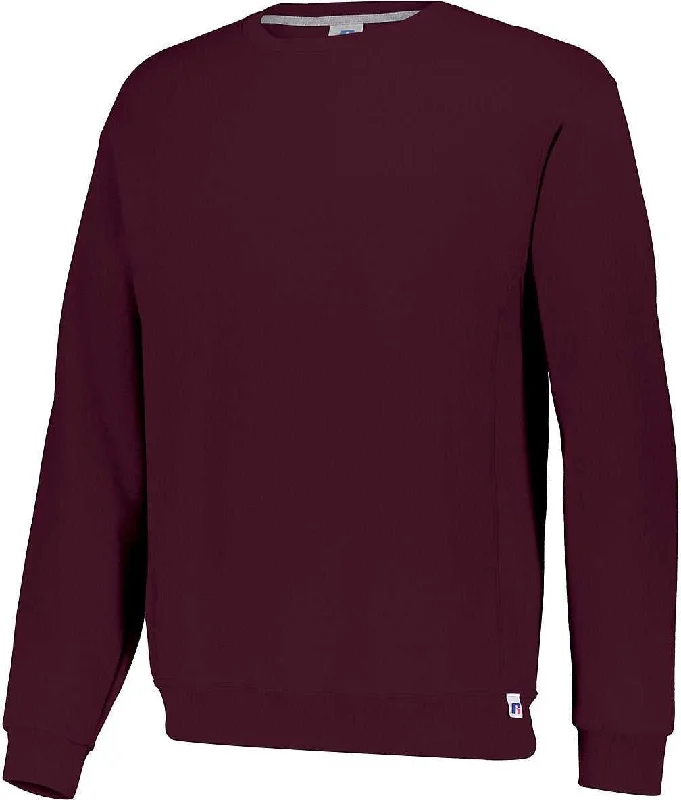 Russell 698HBM Dri-Power  Fleece Crew Sweatshirt - Maroon