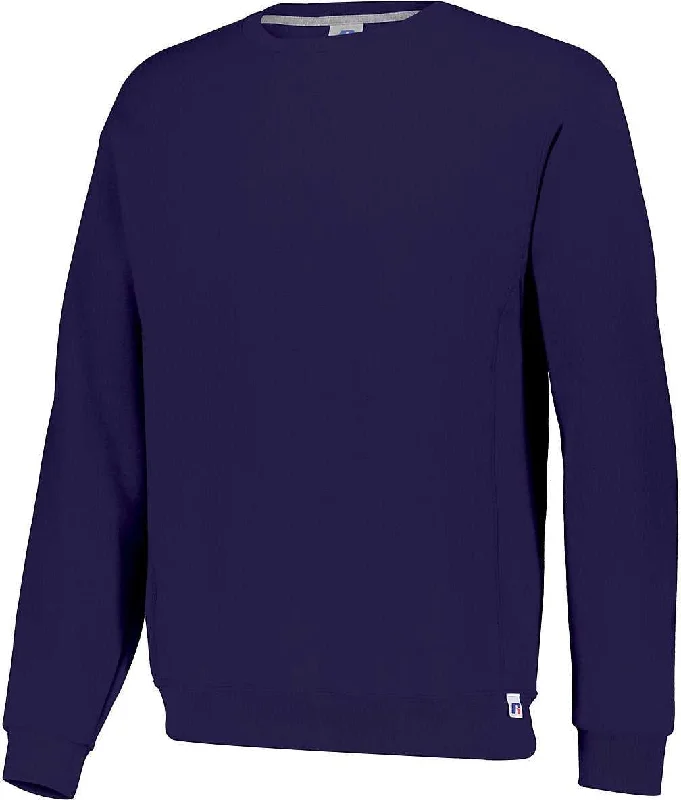 Russell 698HBM Dri-Power  Fleece Crew Sweatshirt - Purple