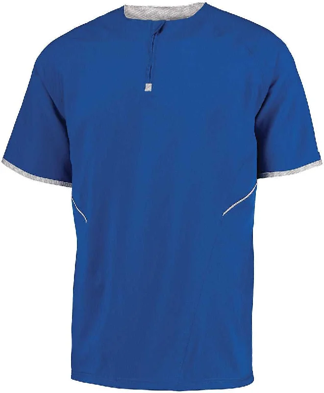 Russell 872RVM Short Sleeve Pullover - Royal White