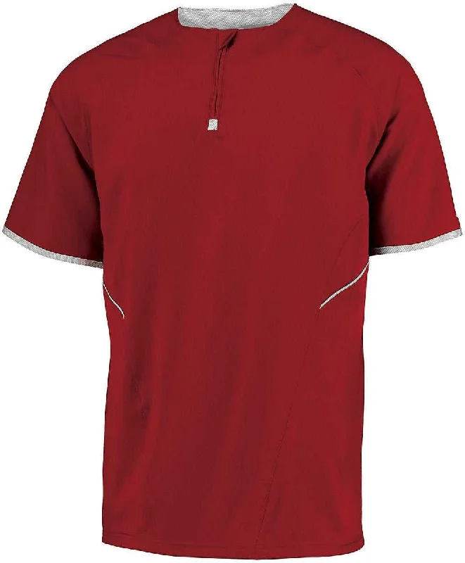 Russell 872RVM Short Sleeve Pullover - True Red White