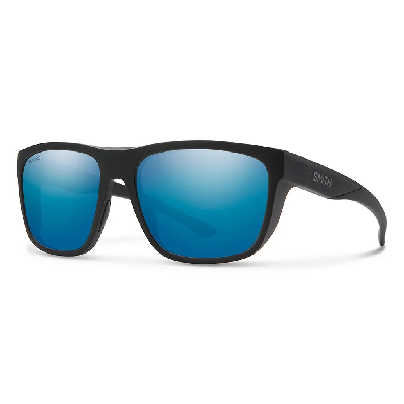 Smith Optics: Barra | Matte Black ChromaPop Polarized Blue Mirror