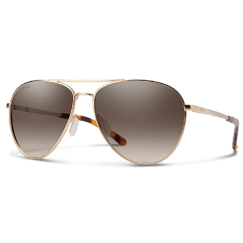 Smith Optics: Layback | Matte Gold Polarized Brown Gradient